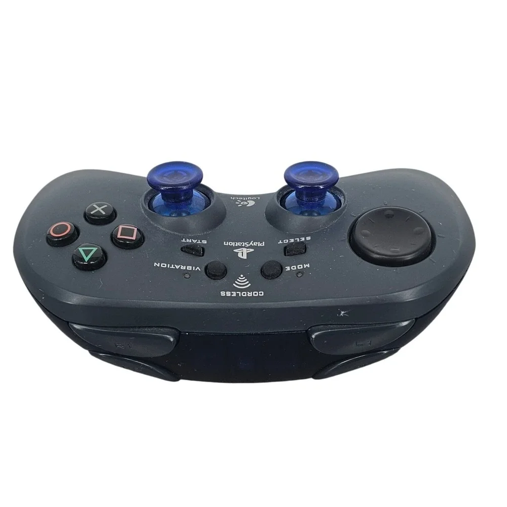 Logitech Cordless‎ Controller for PlayStation 2 PS2 Navy Blue G-RA4B No Dongle